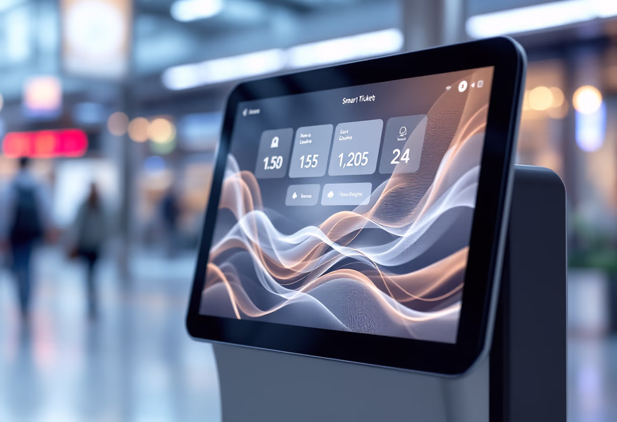 smart ticketing system interface